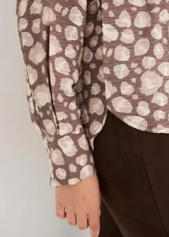 Sale Viskose- Bluse mit Fledermausärmeln Damen Blusen & Tuniken|Bekleidung·Jacken & Mäntel