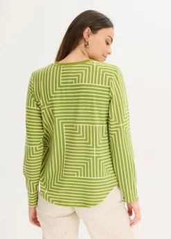 New Viskose Langarmshirt Damen Shirts & Tops