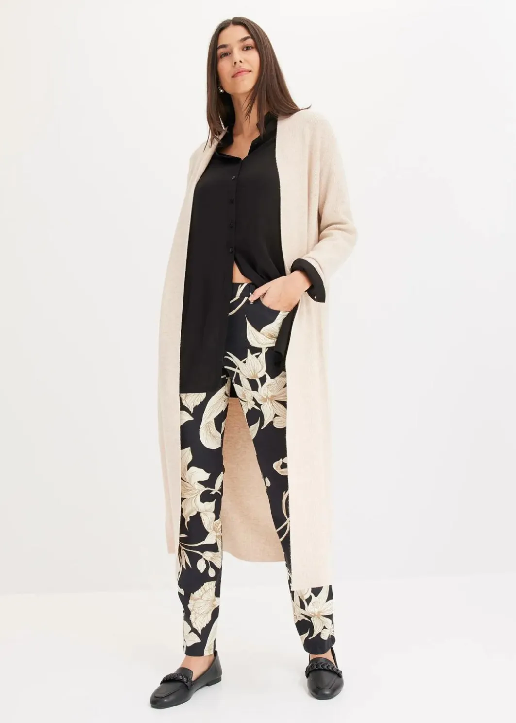 New Viskose Longbluse Damen Bekleidung·Jacken & Mäntel|Nachhaltigere Materialien
