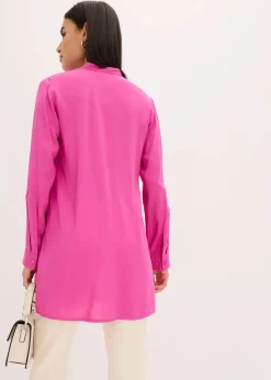 Damen bonprix Blusen & Tuniken|Nachhaltigere Materialien|Viskose Longbluse