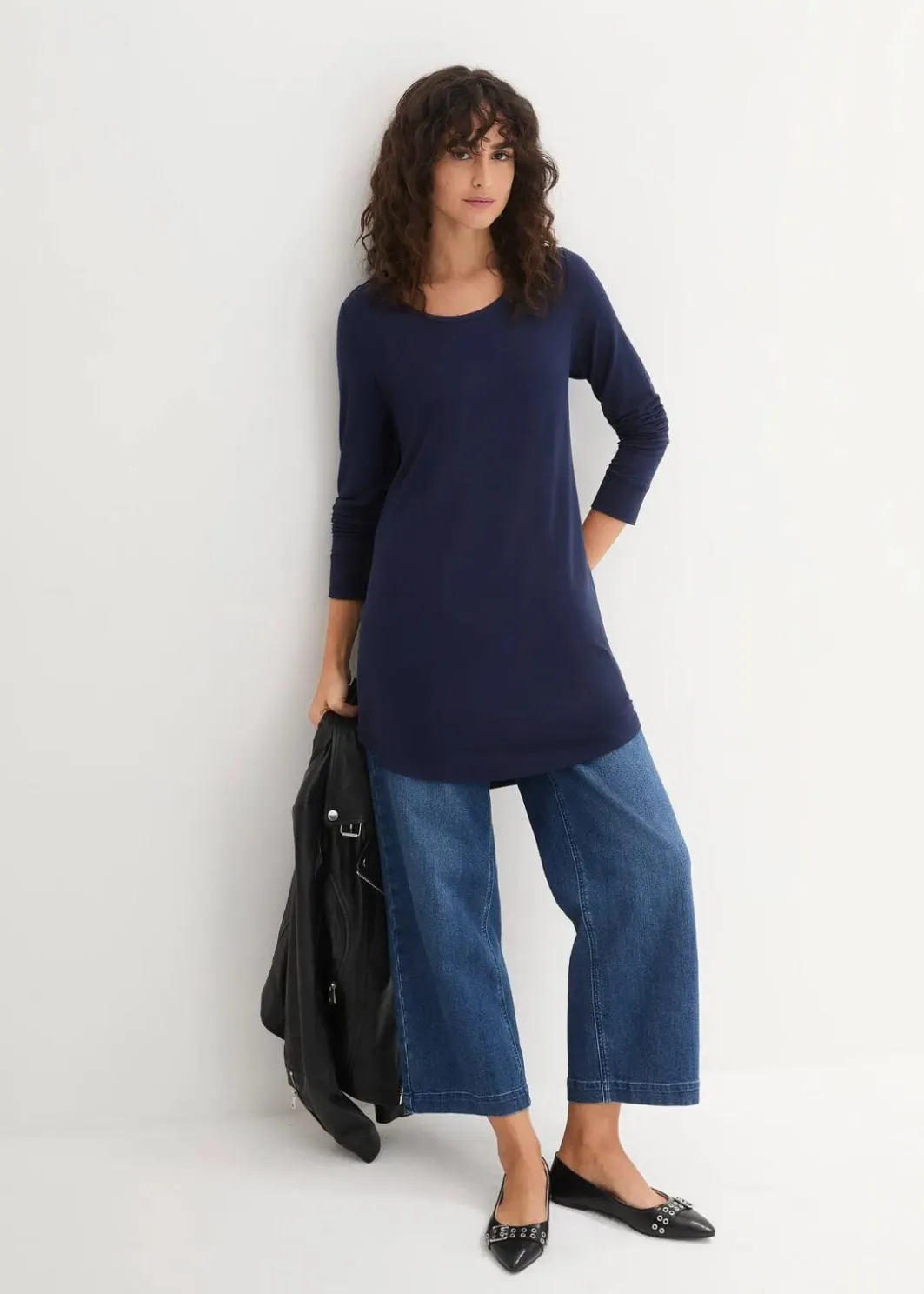 Clearance Viskose Longshirt, Langarm Damen Shirts & Tops