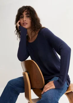 Clearance Viskose Longshirt, Langarm Damen Shirts & Tops