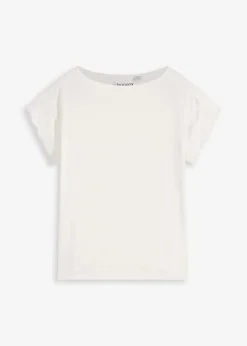 Damen bonprix Shirts & Tops|Viskose Shirt mit Spitze