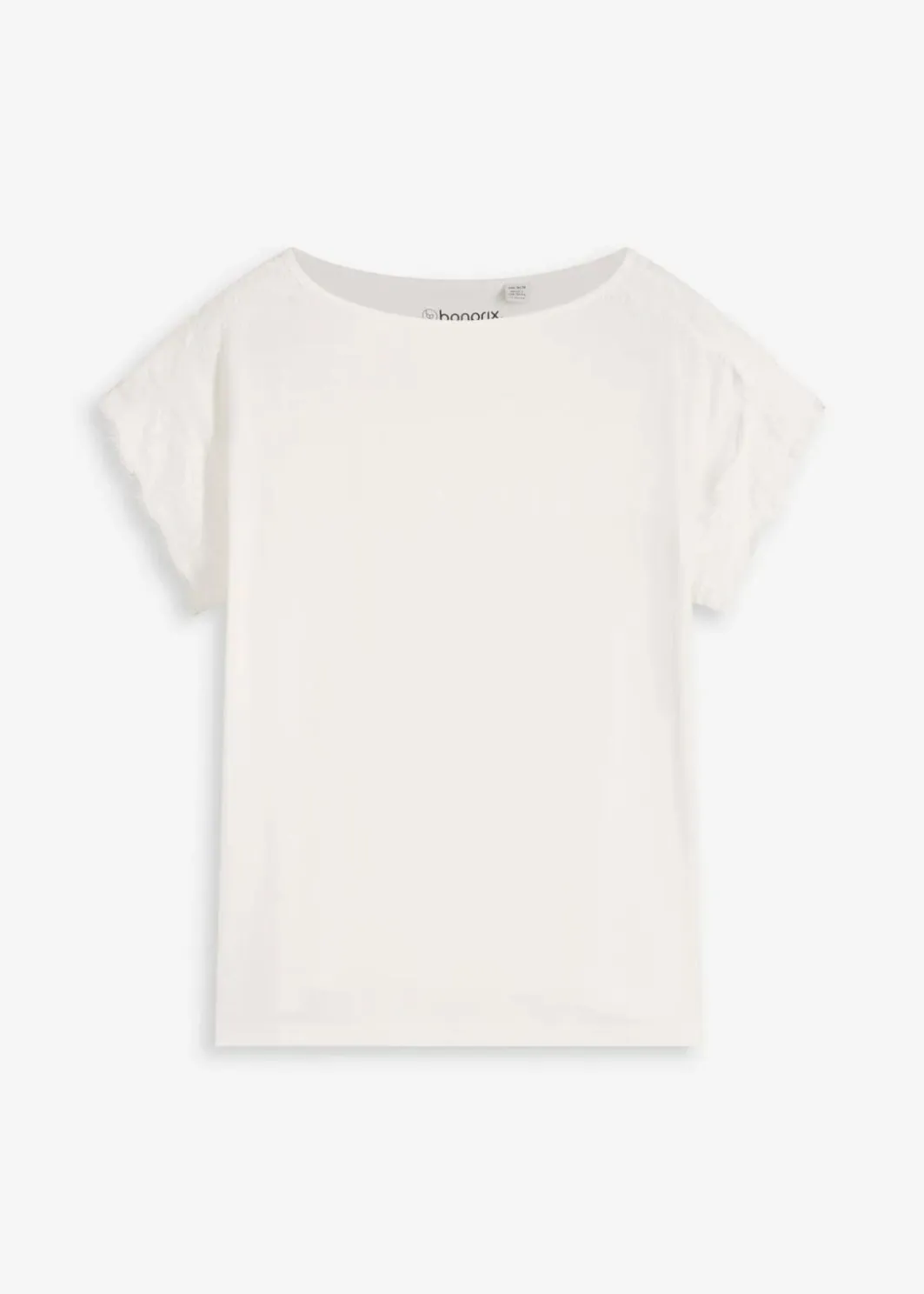 Damen bonprix Shirts & Tops|Viskose Shirt mit Spitze