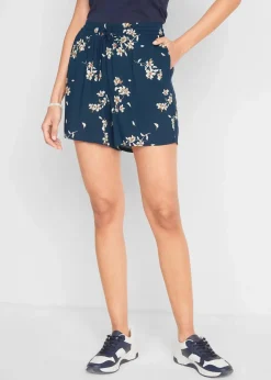 Damen bonprix Bekleidung·Outdoorbekleidung|Bekleidung·Kleider|Viskose-Shorts mit Bindegürtel (2er Pack)
