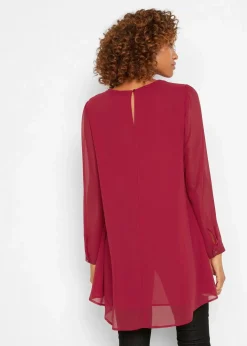 Damen bonprix Blusen & Tuniken|Bekleidung·Jacken & Mäntel|Vokuhila Long-Tunika