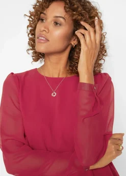 Damen bonprix Blusen & Tuniken|Bekleidung·Jacken & Mäntel|Vokuhila Long-Tunika