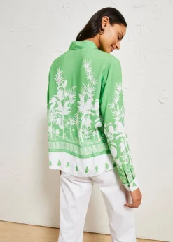 Discount Vokuhila-Bluse aus fließender Viskose Damen Bekleidung·Jacken & Mäntel|Blusen & Tuniken