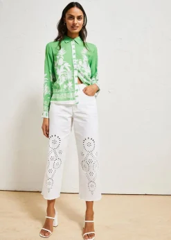 Discount Vokuhila-Bluse aus fließender Viskose Damen Bekleidung·Jacken & Mäntel|Blusen & Tuniken