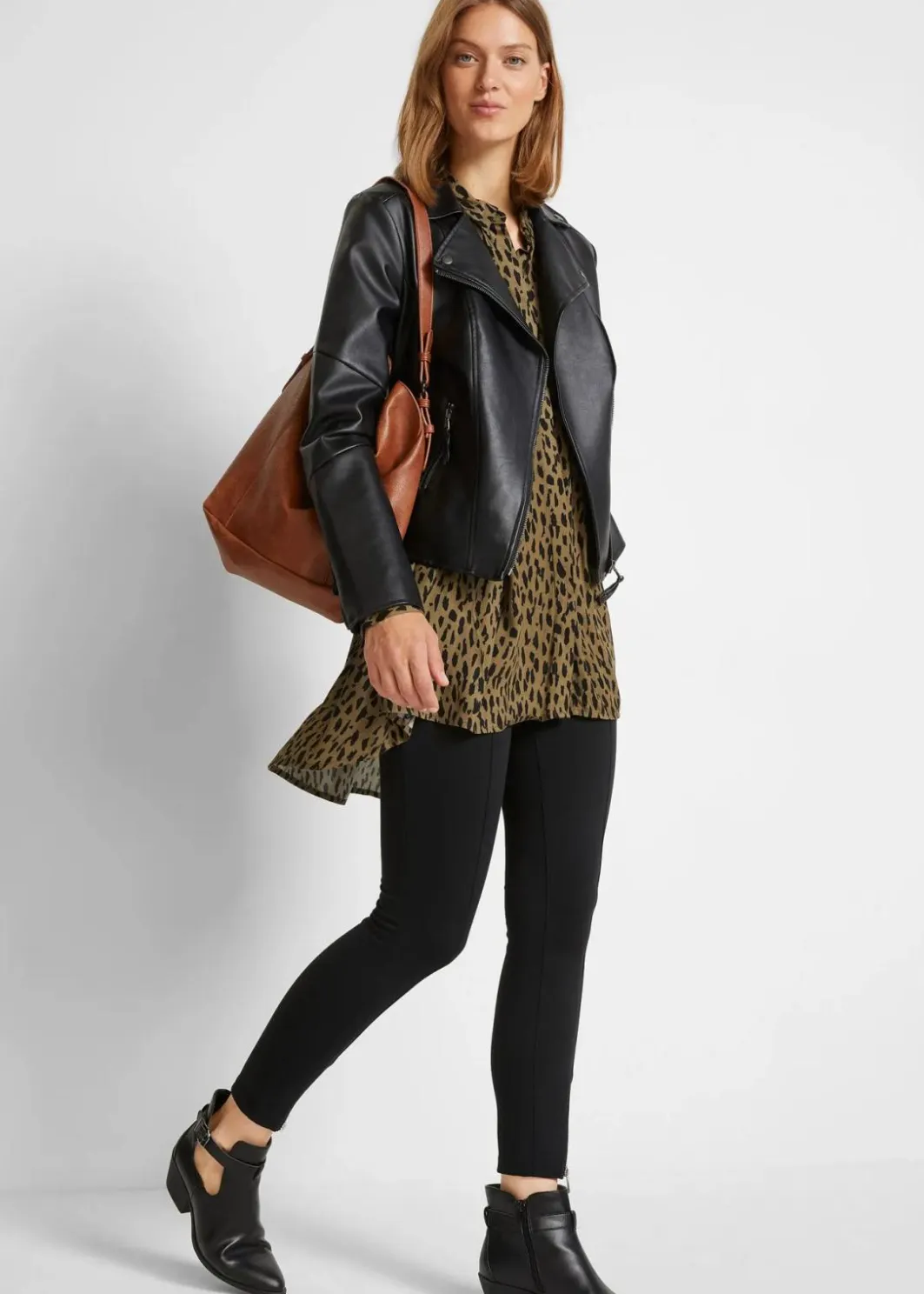 Damen bonprix Bekleidung·Jacken & Mäntel|Blusen & Tuniken|Vokuhila-Bluse aus reiner Viskose