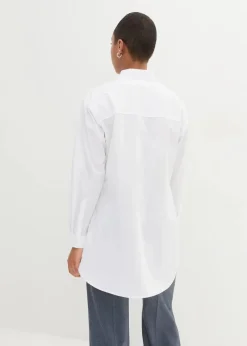 Damen bonprix Bekleidung·Jacken & Mäntel|Blusen & Tuniken|Vokuhila-Bluse in reiner Baumwolle