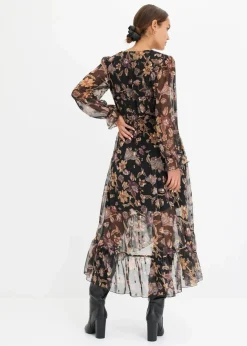 Damen bonprix Bekleidung·Pullover & Strickjacken|Kleider|Vokuhila-Kleid