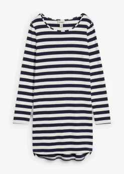 Vokuhila-Kleid aus schwerer reiner Baumwolle Damen Bekleidung·Pullover & Strickjacken|Kleider