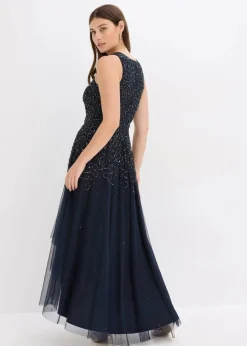 Discount Vokuhila-Kleid mit Pailettenstickerei Damen Bekleidung·Pullover & Strickjacken|Festliche Mode