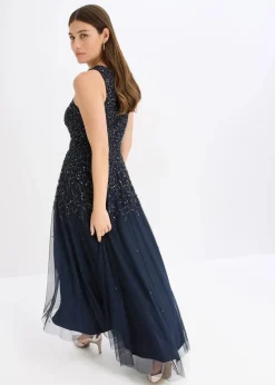 Discount Vokuhila-Kleid mit Pailettenstickerei Damen Bekleidung·Pullover & Strickjacken|Festliche Mode