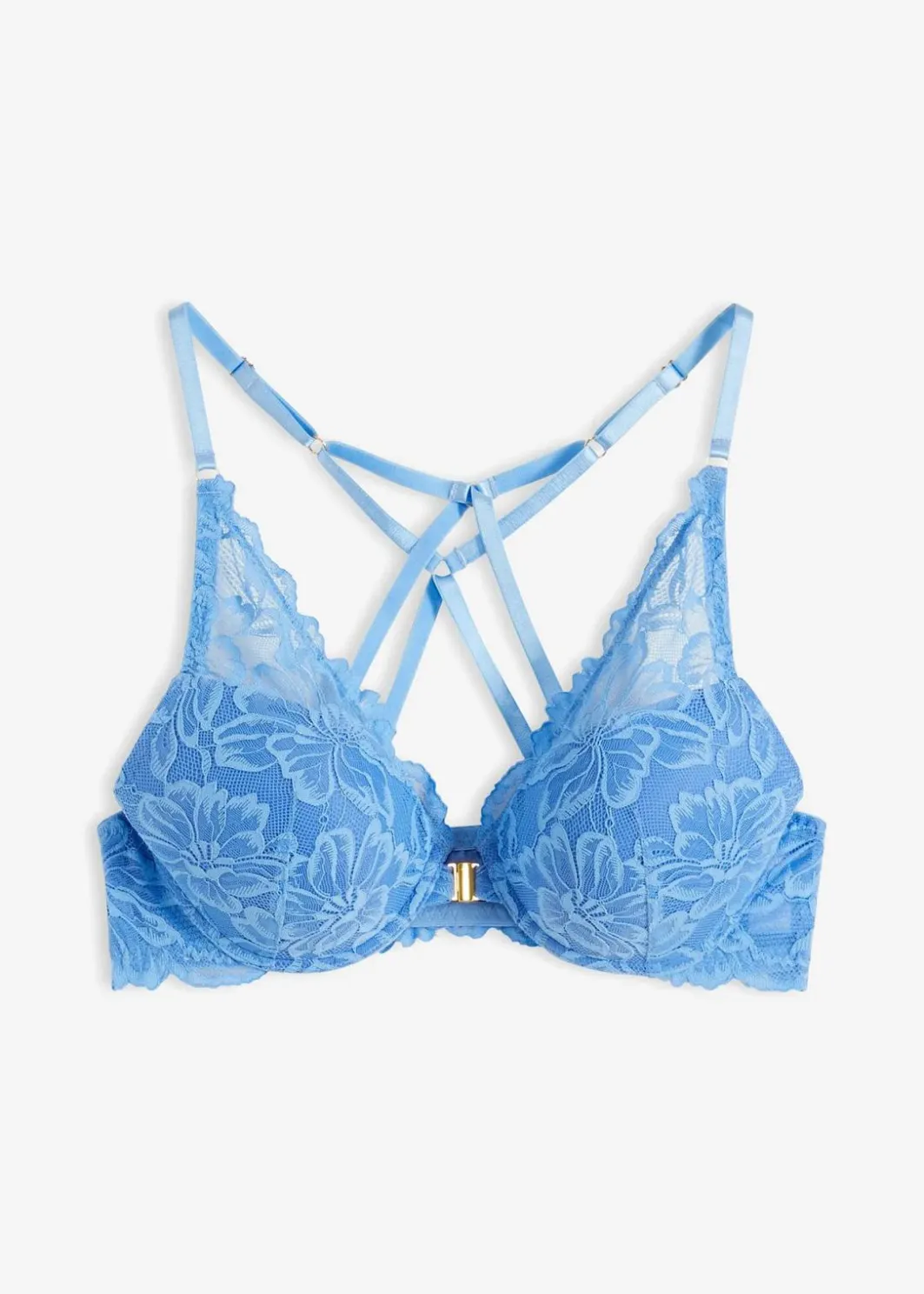 Damen bonprix Große Cups D-H|Nachhaltigere Materialien|Vorderverschluss Schalen BH mit Spitze