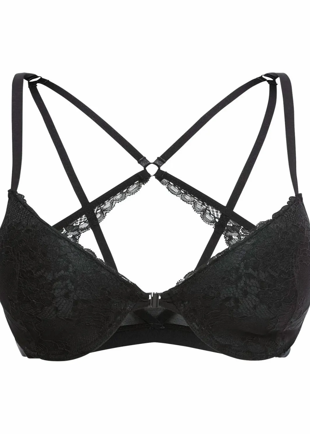 Damen bonprix Wäsche·Dessous|Wäsche·Bhs|Vorderverschluss Schalen BH mit Racerback