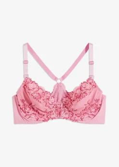 Damen bonprix Wäsche·Dessous|Wäsche·Große Cups D-H|Vorderverschluss-BH aus zarter Spitze