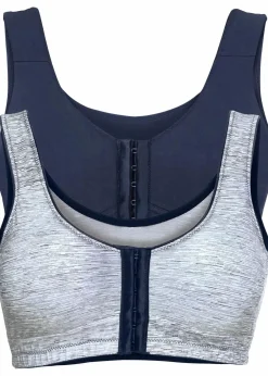 Outlet Vorderverschluss-BH ohne Bügel mit Bio-Baumwolle (2er-Pack) Damen Große Cups D-H|Nachhaltigere Materialien