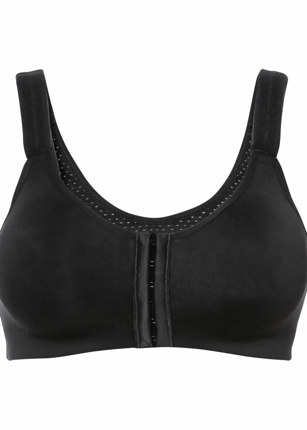 Discount Vorderverschluss-Sport-BH mit starkem Halt Damen Große Cups D-H|Sportbekleidung
