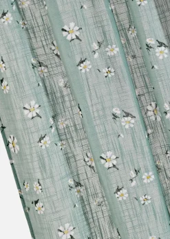 bonprix Vorhänge|Vorhang aus recyceltem Polyester mit Blumendruck (1er Pack)