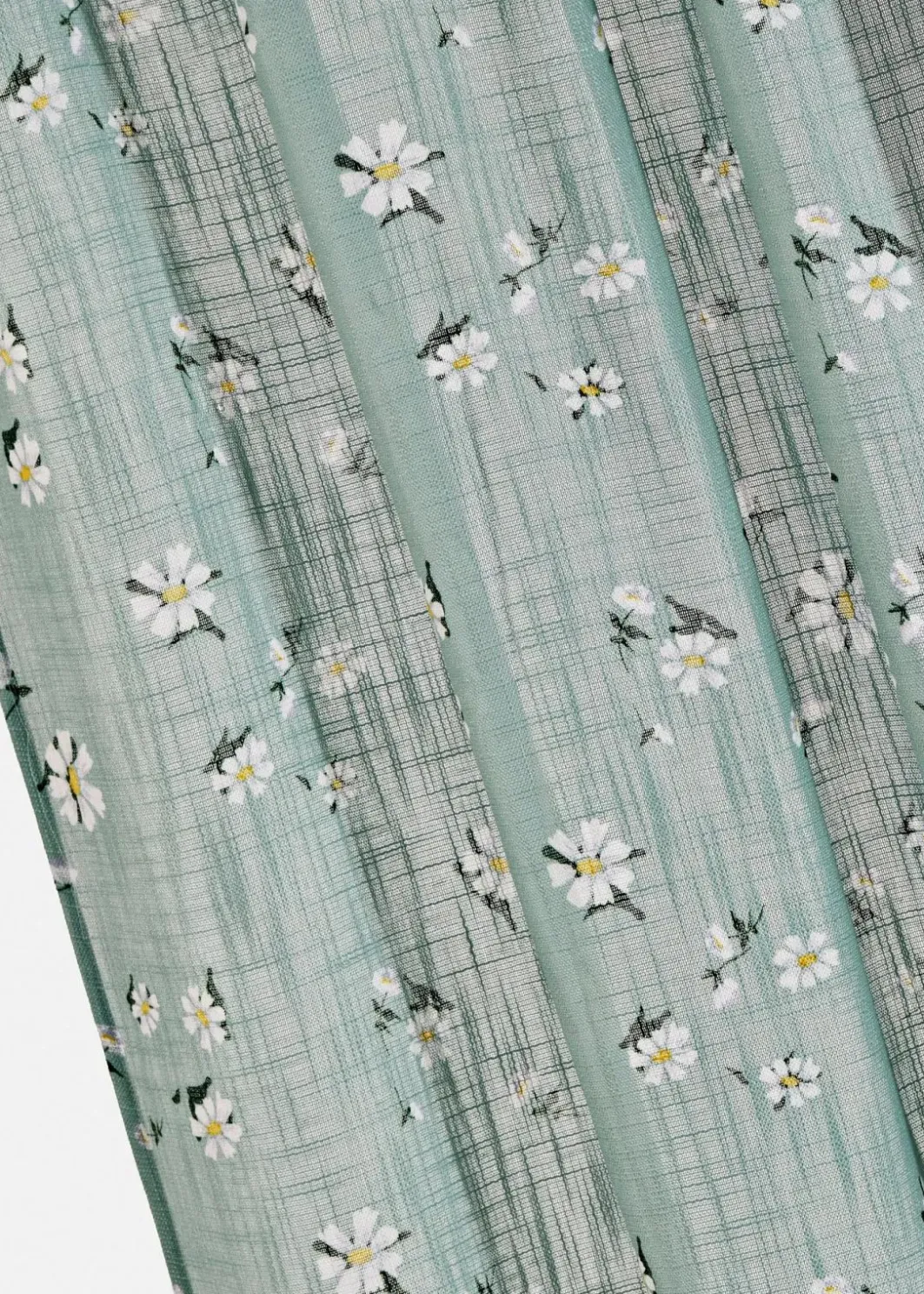 bonprix Vorhänge|Vorhang aus recyceltem Polyester mit Blumendruck (1er Pack)
