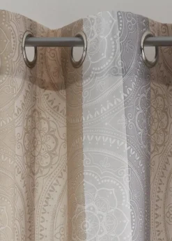 Discount Vorhang mit Streifen mit recyceltem Polyester (1er Pack) Vorhänge