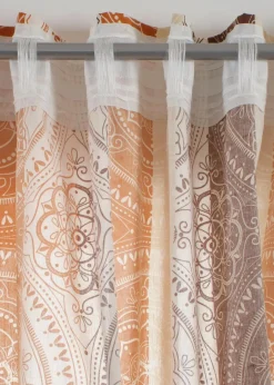 bonprix Vorhänge|Vorhang mit Streifen mit recyceltem Polyester (1er Pack)