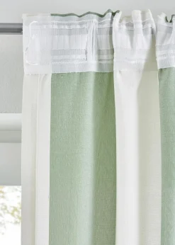 bonprix Vorhänge|Vorhang mit Streifen und recyceltem Polyester (1er Pack)