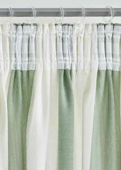 bonprix Vorhänge|Vorhang mit Streifen und recyceltem Polyester (1er Pack)