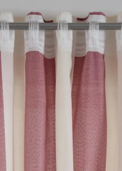Hot Vorhang mit Streifen und recyceltem Polyester (1er Pack) Vorhänge