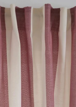 Hot Vorhang mit Streifen und recyceltem Polyester (1er Pack) Vorhänge