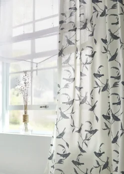 New Vorhang mit Vogel Druck (1er Pack) Vorhänge