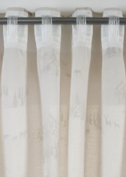 Outlet Vorhang mit Winterlandschaft, auch in extralang (1er Pack) Vorhänge|Weihnachtsdeko & -Textilien·Gardinen