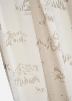 Outlet Vorhang mit Winterlandschaft, auch in extralang (1er Pack) Vorhänge|Weihnachtsdeko & -Textilien·Gardinen