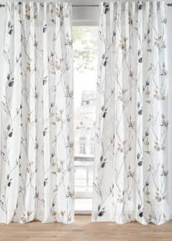 Online Vorhang mit Zweigen mit recyceltem Polyester (1er Pack) Vorhänge