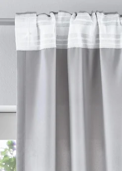 bonprix Vorhänge|Vorhänge aus Microfaser (2er Pack)