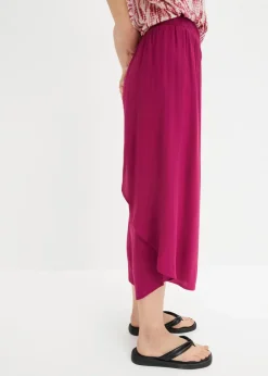 Outlet Wadenlange Culotte aus nachhaltiger Viskose Damen Nachhaltigere Materialien|Hosen