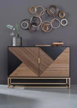 Clearance Wanddeko mit Kreisen Wanddekoration