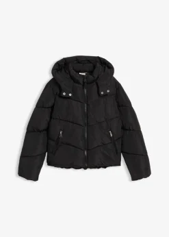 Kinder bonprix Mädchen 9-16 Jahre·Jacken & Outdoor|warm gefütterte Puffer-Jacke mit Kapuze