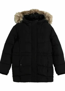Sale warm gefütterte Steppjacke mit Fellkapuze Kinder Mädchen 9-16 Jahre·Jacken & Outdoor