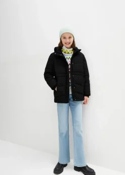 Sale warm gefütterte Steppjacke mit Fellkapuze Kinder Mädchen 9-16 Jahre·Jacken & Outdoor
