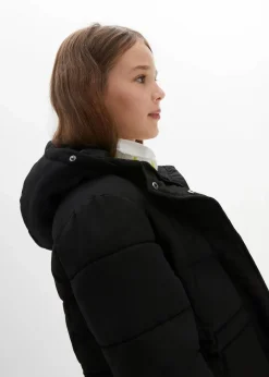 Sale warm gefütterte Steppjacke mit Fellkapuze Kinder Mädchen 9-16 Jahre·Jacken & Outdoor
