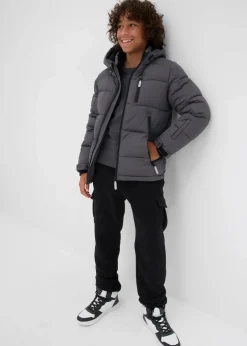 Outlet warm gefütterte Winter-Steppjacke mit Kapuze Kinder Jungen 9-16 Jahre·Bademode|Jungen 9-16 Jahre·Jacken & Outdoor