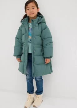 Kinder bonprix Mädchen 2-8 Jahre·Jacken & Outdoor|warm gefütterter Puffer-Mantel mit reflektierenden Details