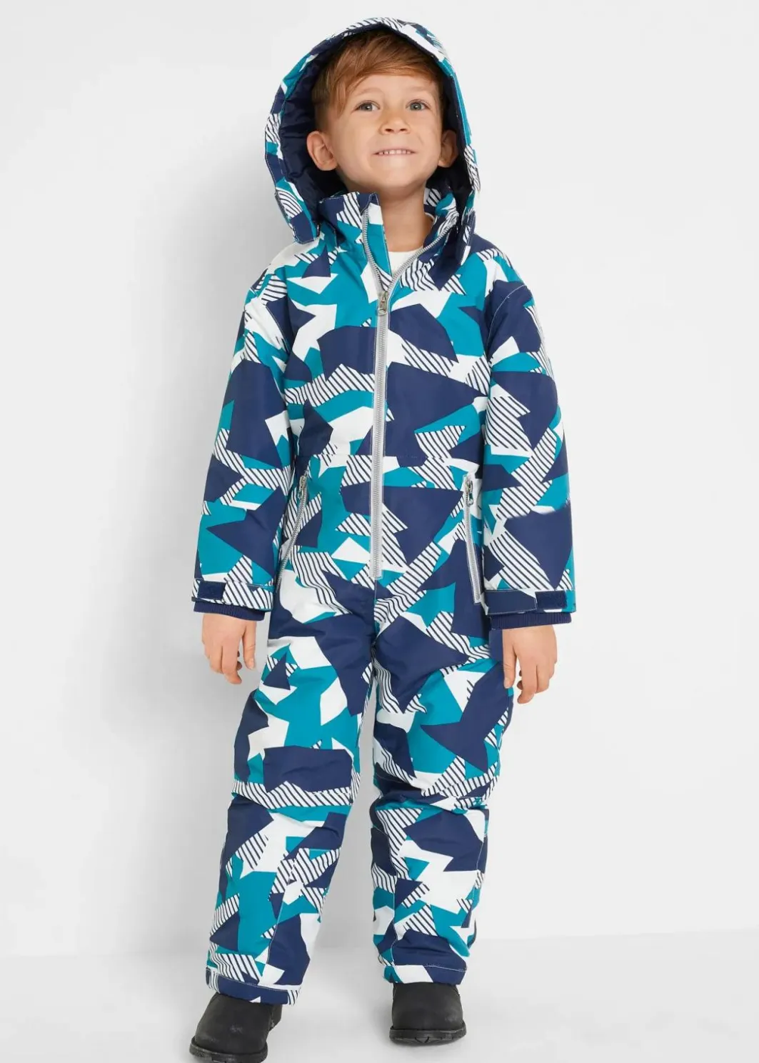 Online warm gefütterter Schneeanzug mit abnehmbarer Kapuze Kinder Jungen 9-16 Jahre·Bademode|Jungen 9-16 Jahre·Jacken & Outdoor