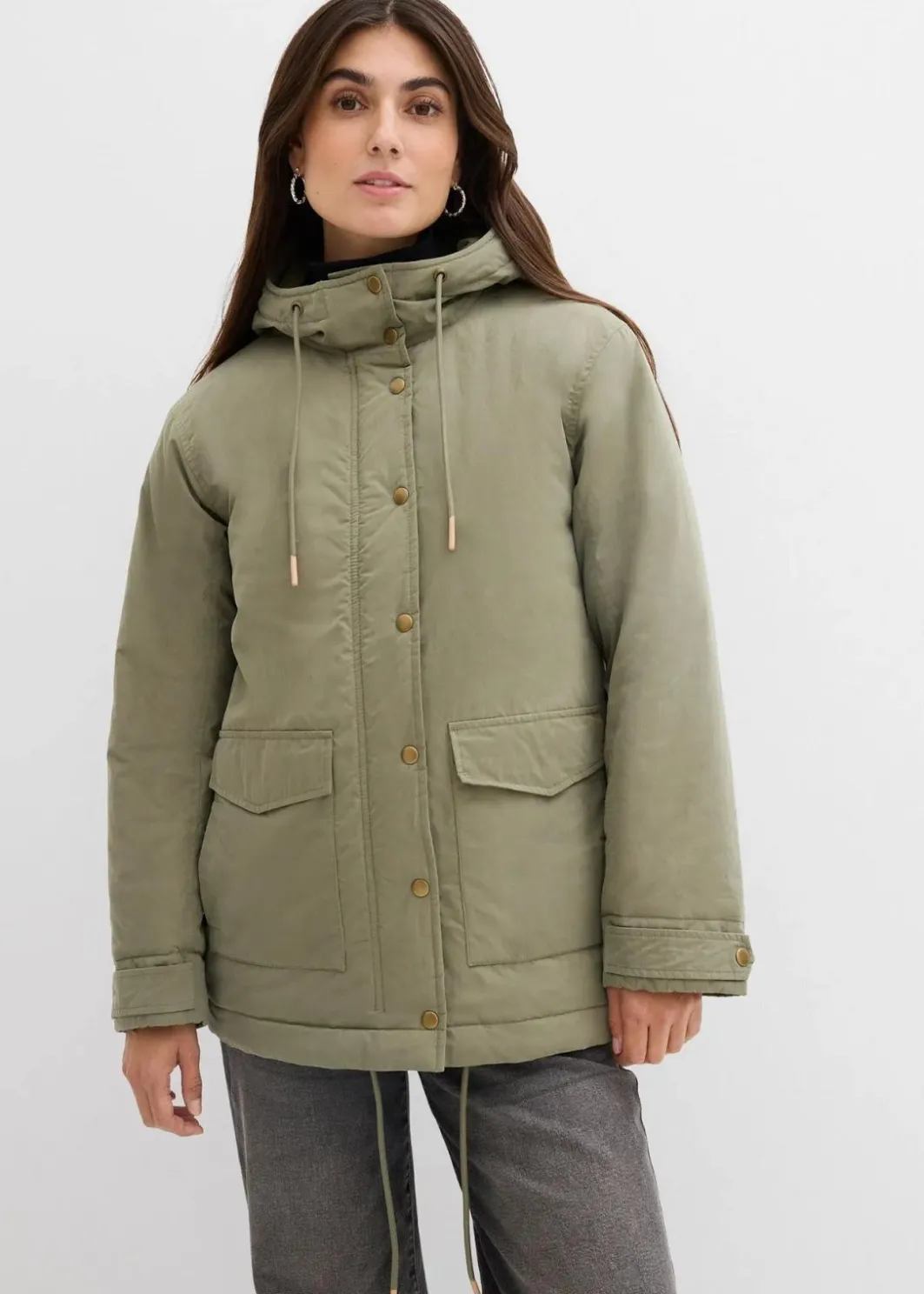 Hot Warm wattierter Parka Damen Jacken & Mäntel|Bekleidung·Hosen