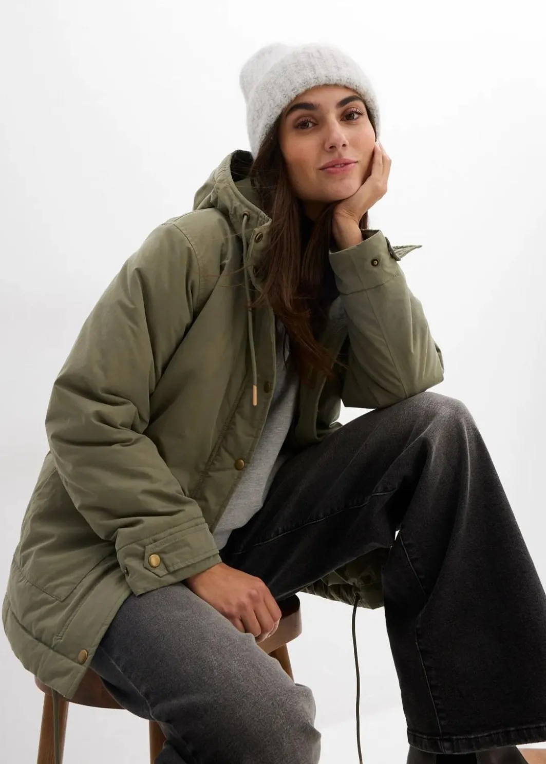 Hot Warm wattierter Parka Damen Jacken & Mäntel|Bekleidung·Hosen