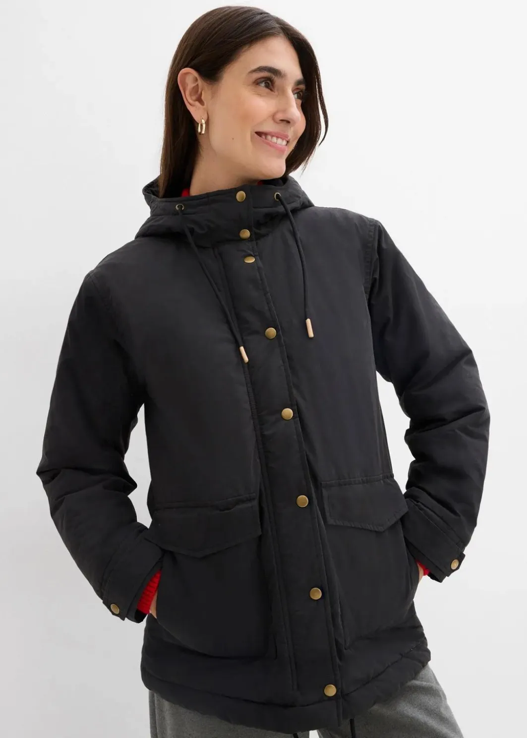 Damen bonprix Bekleidung·Hosen|Jacken & Mäntel|Warm wattierter Parka