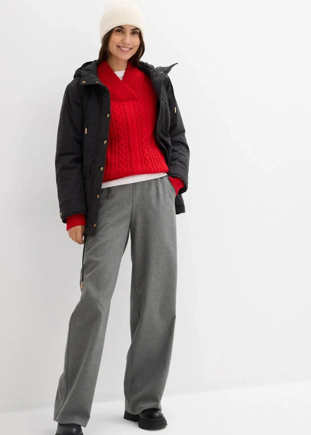Damen bonprix Bekleidung·Hosen|Jacken & Mäntel|Warm wattierter Parka